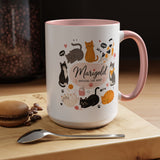Personalized Cat Aunt Coffee Mug, Custom Cat Mom Style Mug with Name, Official Cat Aunt Gift, Cat Lover Coffee Cup, Pet Owner Mug