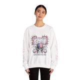 250 Live Free or Die Sweatshirt, Patriotic Skull Crewneck, American Flag Pullover, USA 250th Anniversary Gift, Fourth of July Top