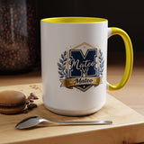 Personalized Initial Name Mug, Custom Monogram Coffee Mug for Men and Boys, Letter Mug with Name, Birthday Gift for Son, Unique Custom Cup