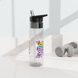 Personalized Butterfly Water Bottle, Custom Name Drink Bottle for Girls, Pastel Kids School Bottle, Cute Birthday Gift for Her