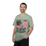 Thank You US Army Veterans Shirt, Patriotic Soldier T-Shirt, Military Appreciation Gift, American Flag Tee for Veterans Day or Retirement