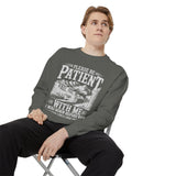 Please Be Patient With Me Sweatshirt, Mental Health Reminder Crewneck, Kindness Quote Sweatshirt, Comfort Gift for Friends
