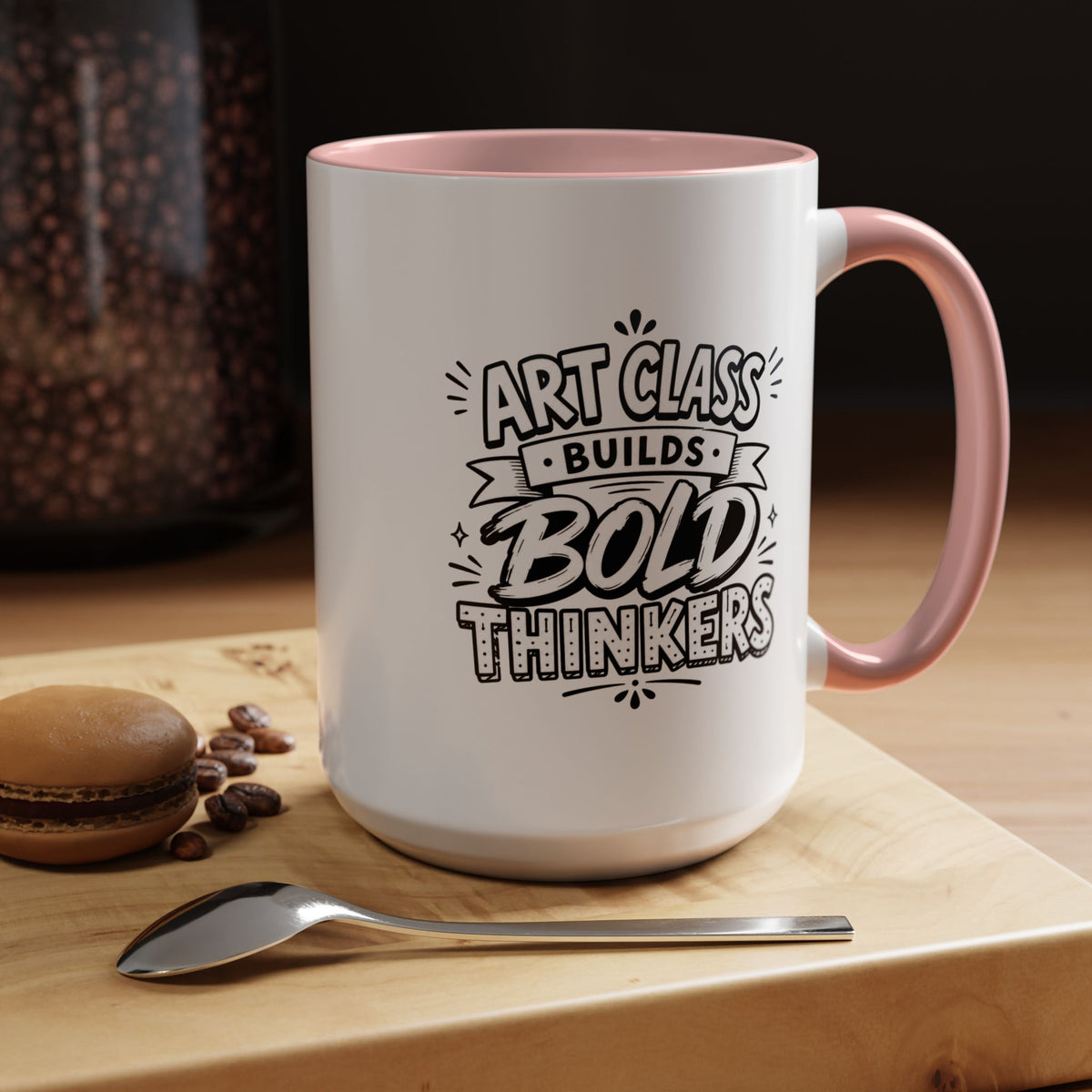 Art Teacher Mug, Art Class Builds Bold Thinkers Coffee Cup, Creative Educator Appreciation Gift, End of School Present from Student