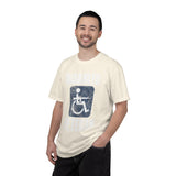 Disabled Veteran Shirt, Distressed Wheelchair and Rifle Graphic, Military Service Pride, Veterans Day Gift and Everyday Casual Wear