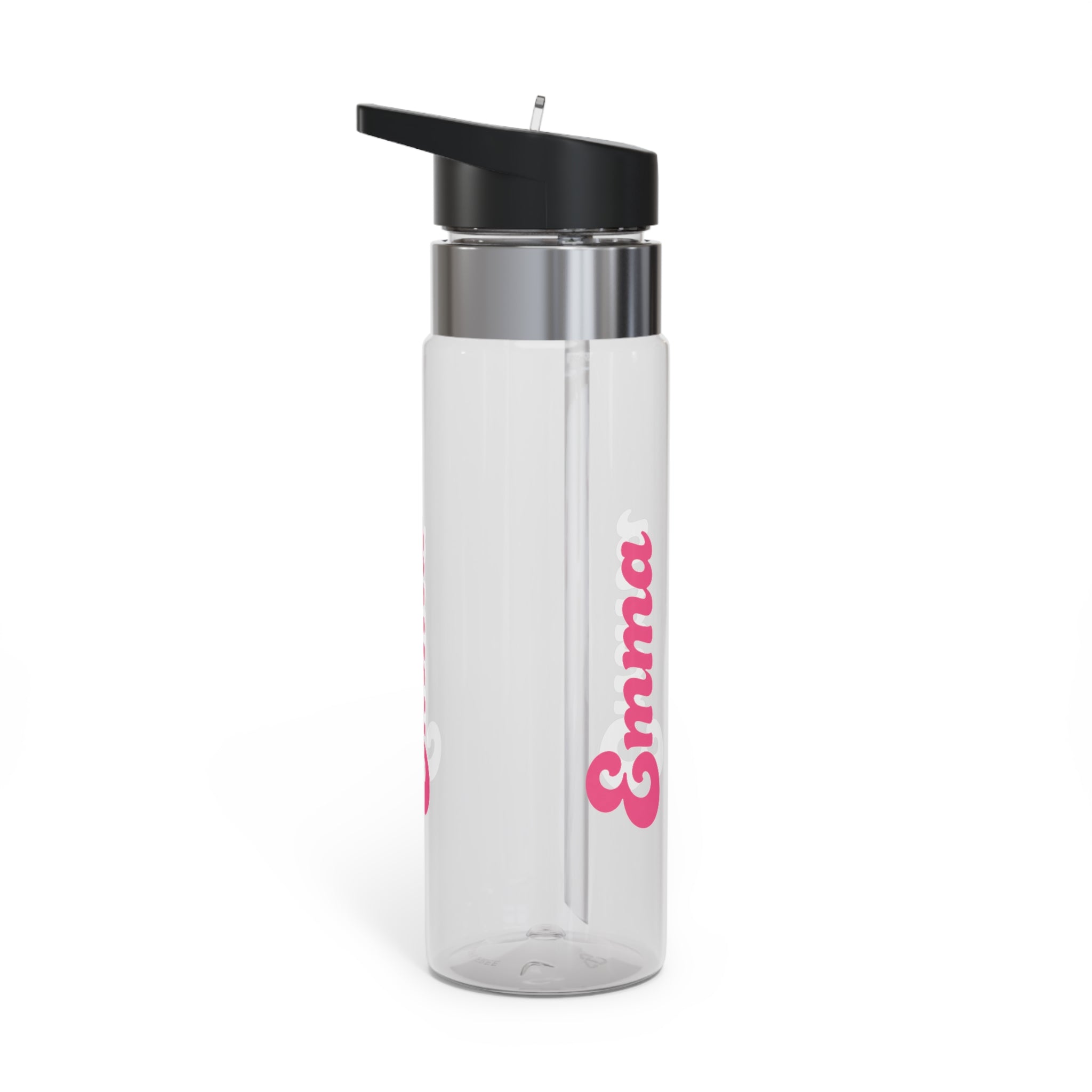Personalized Transparent Water Bottle, Custom Name Water Bottle, Reusable Drink Bottle for School, Gym, Work, Travel, Gift for Her