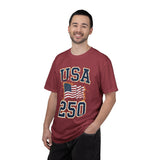 USA 250 Shirt, America 250th Anniversary T Shirt, Patriotic American Flag Tee, 1776 2026 Shirt, Fourth of July Gift, USA Birthday Tee