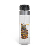 Personalized Construction Water Bottle for Boys, Custom Name Bulldozer Kids Bottle, 20oz Construction Crew School Bottle, BPA-Free Tritan Gift