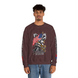 Freedom Is Not Free Sweatshirt, Patriotic Eagle Pullover, American Flag Military Style, Veterans Gift, USA Pride, Americana Clothing