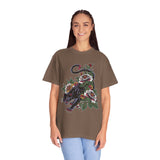 Traditional Panther Graphic Shirt, Floral Tattoo T-Shirt for Men and Women, Old School Big Cat Tee, Alternative Art Gift for Tattoo Fans