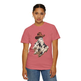 Western Ghost Halloween Shirt, Cowboy Hat Spooky Graphic Tee, Cute Vintage Fall Gift for Cowgirl, Country October Outfit for Women