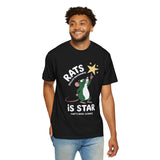 Funny Rat Shirt, Rat Is A Star Backwards Science Tee, Cute Mouse Graphic T-Shirt, Weird Humor Animal Shirt, Nerdy Joke Gift