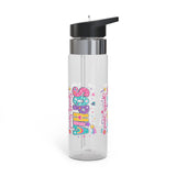 Personalized Girls Water Bottle, Custom Name Kids Gift, Cute Girl Birthday Present, Sparkle Water Bottle for Young Girls