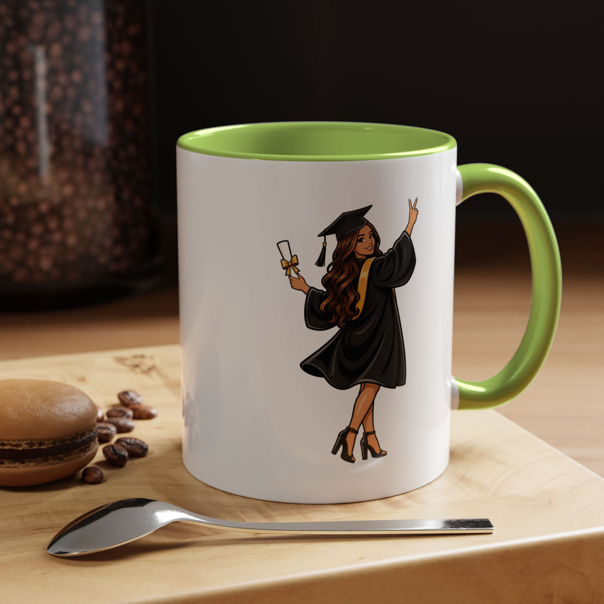 College Graduation Mug for Her, Female Graduate Coffee Cup, Congratulations Gift for Daughter, Sister or Best Friend, Senior Keepsake