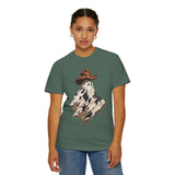 Western Ghost Halloween Shirt, Cowboy Hat Spooky Graphic Tee, Cute Vintage Fall Gift for Cowgirl, Country October Outfit for Women