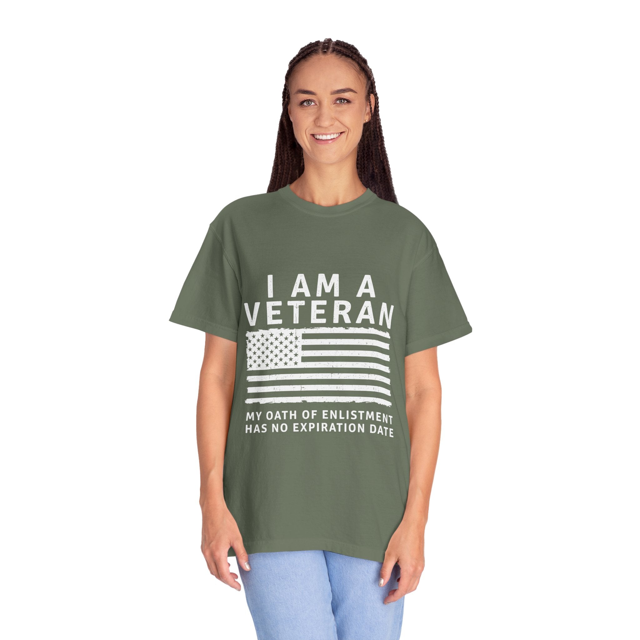 I Am a Veteran Shirt, My Oath Has No Expiration Date T-Shirt, Patriotic Military Gift, Veterans Day Tee for Retired Service Member