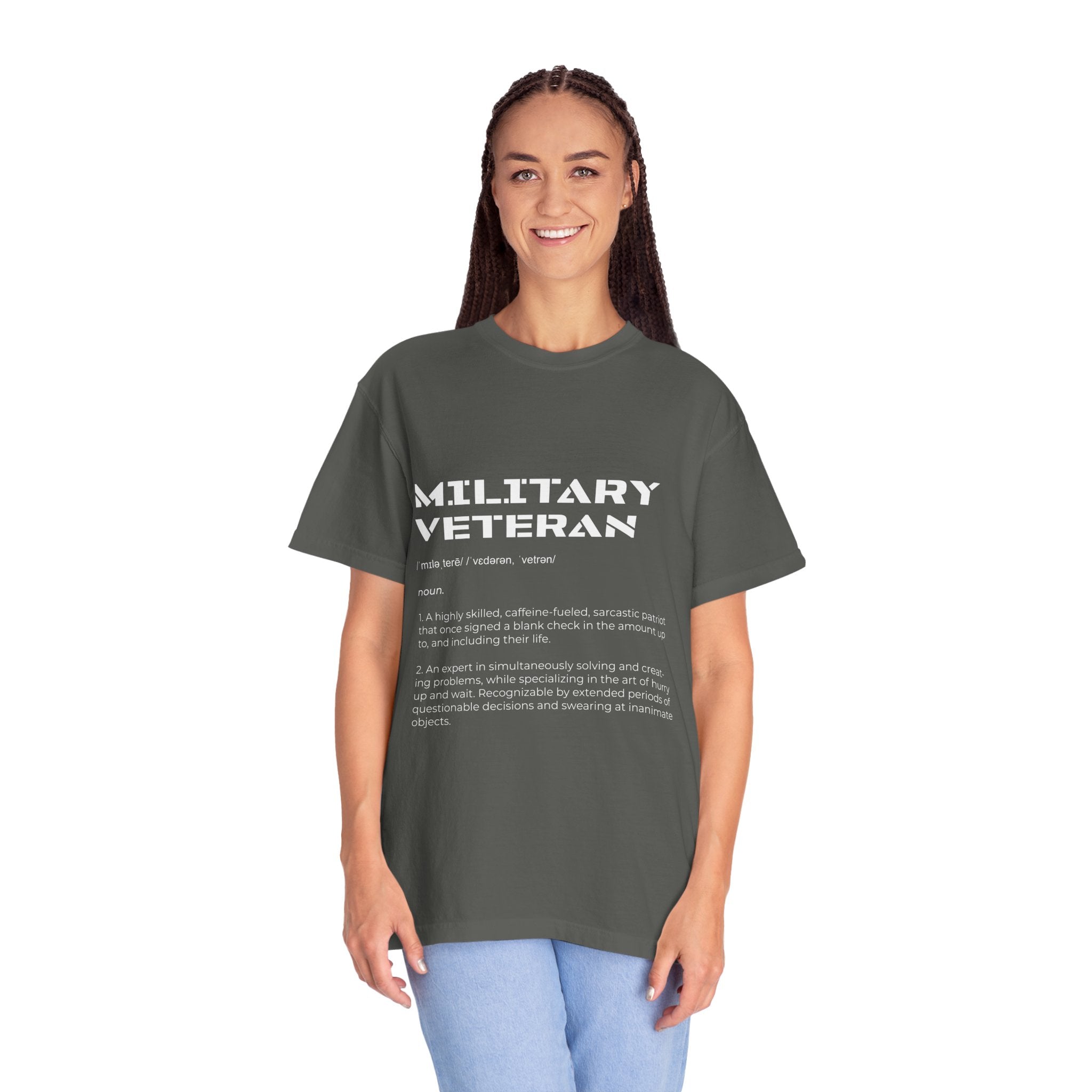 Military Veteran Definition Shirt, Funny Veteran T-Shirt, Sarcastic Armed Forces Gift, Retirement Tee for Soldier, Proud Service Member Top