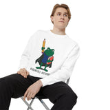 Academically Unstoppable Frog Sweatshirt, Funny Teacher Shirt, Book Lover Gift for Educator, Back to School Outfit, Classroom Crewneck