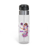 Personalized Cheerleader Water Bottle for Girls, Custom Name 20oz Kids Cheer Bottle, BPA-Free Tritan School & Sports Bottle, Cheer Gift for Girls