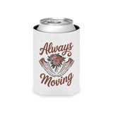 Always Moving Can Cooler, Sneaker Lover Drink Sleeve, Floral Shoe Design, Fitness Gift for Her, Gift for Runners and Active Women