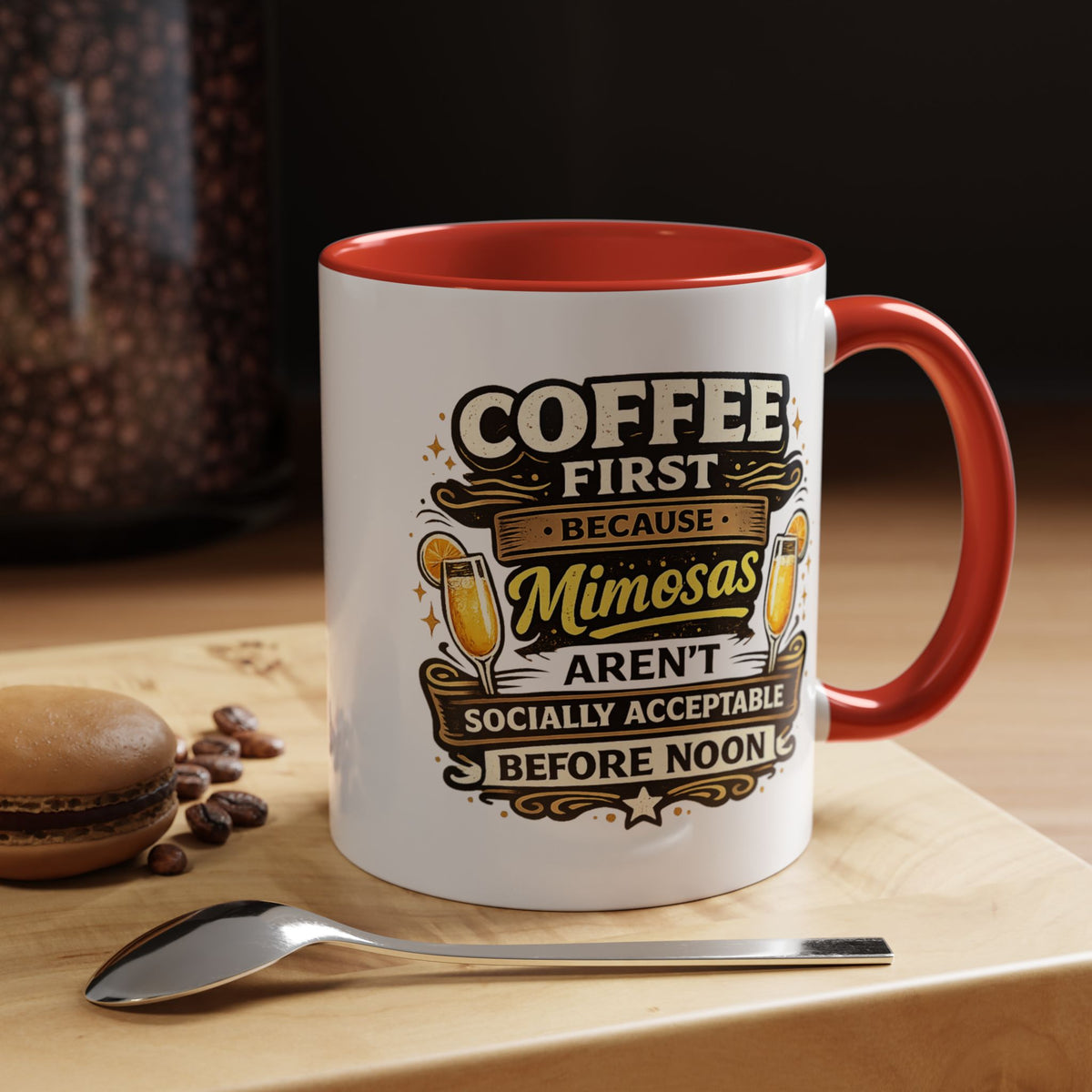 Coffee First Mimosa Later Mug, Funny Brunch Coffee Mug, Mimosa Lover Gift, Weekend Coffee Cup, Funny Drinking Humor Mug