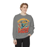 Teacher Comfort Colors Sweatshirt, Learning Is My Superpower Shirt, Elementary Teacher Gift, Classroom Sweatshirt for Educators