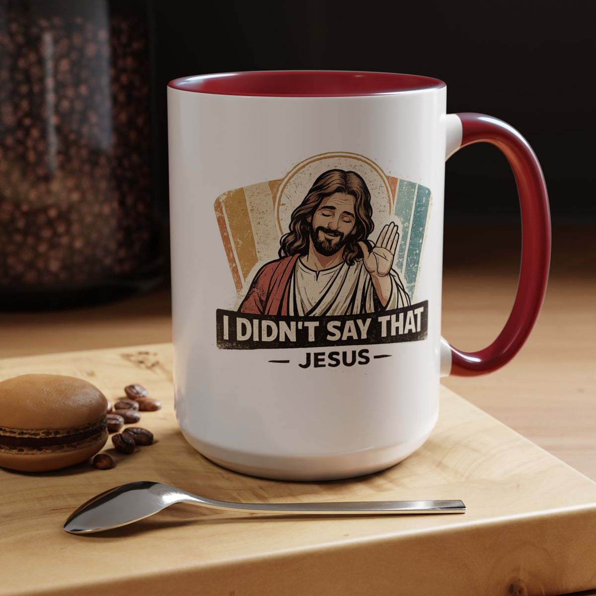 Funny Jesus Coffee Mug, I Didn't Say That Jesus Mug, Christian Humor Mug, Faith Based Coffee Cup, Church Friend Gift