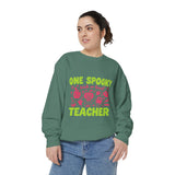 One Spooky Teacher Sweatshirt, Trick or Teach Halloween Crewneck, Cute Educator Gift, Spooky Classroom Shirt, Cute Fall School Outfit