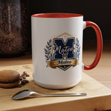 Personalized Initial Name Mug, Custom Monogram Coffee Mug for Men and Boys, Letter Mug with Name, Birthday Gift for Son, Unique Custom Cup