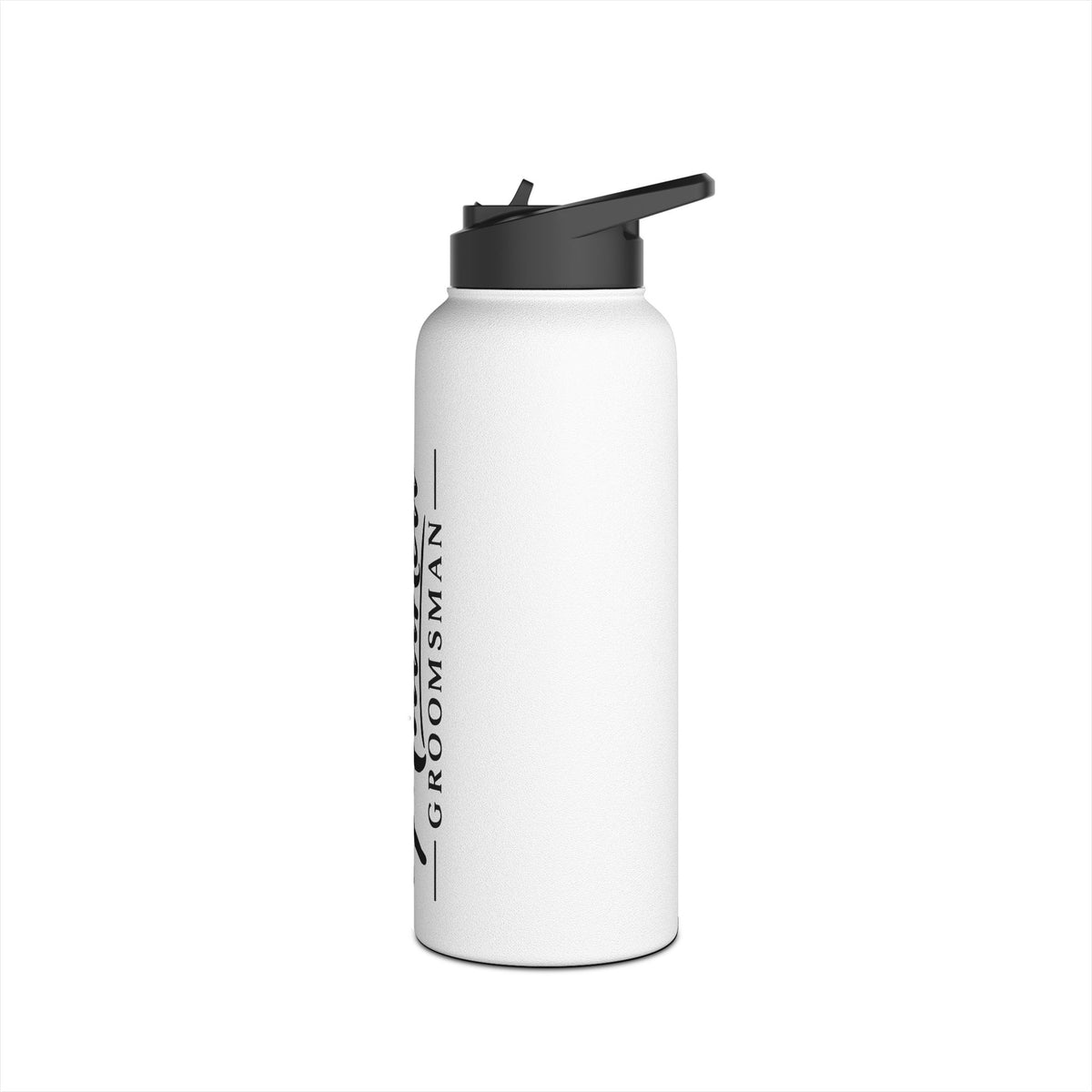 Personalized Junior Groomsman Water Bottle, Stainless Steel Kids Straw Bottle, Custom Name Ring Bearer Gift, Boys Wedding Party Gift