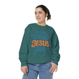 Christian Comfort Colors Sweatshirt, I'm Only Talking to Jesus Today Shirt, Faith Based Sweatshirt, Religious Gift for Women