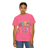 First Day of School T-Shirt, Colorful School Supplies Graphic Tee, Cute Teacher Outfit, Student Back to Class Gift, Classroom Shirt