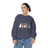 Just a Spooky Goose Sweatshirt, Funny Halloween Goose Crewneck, Cute Ghost Pumpkin Shirt, Animal Lover Gift, Cozy Spooky Season Fall Outfit