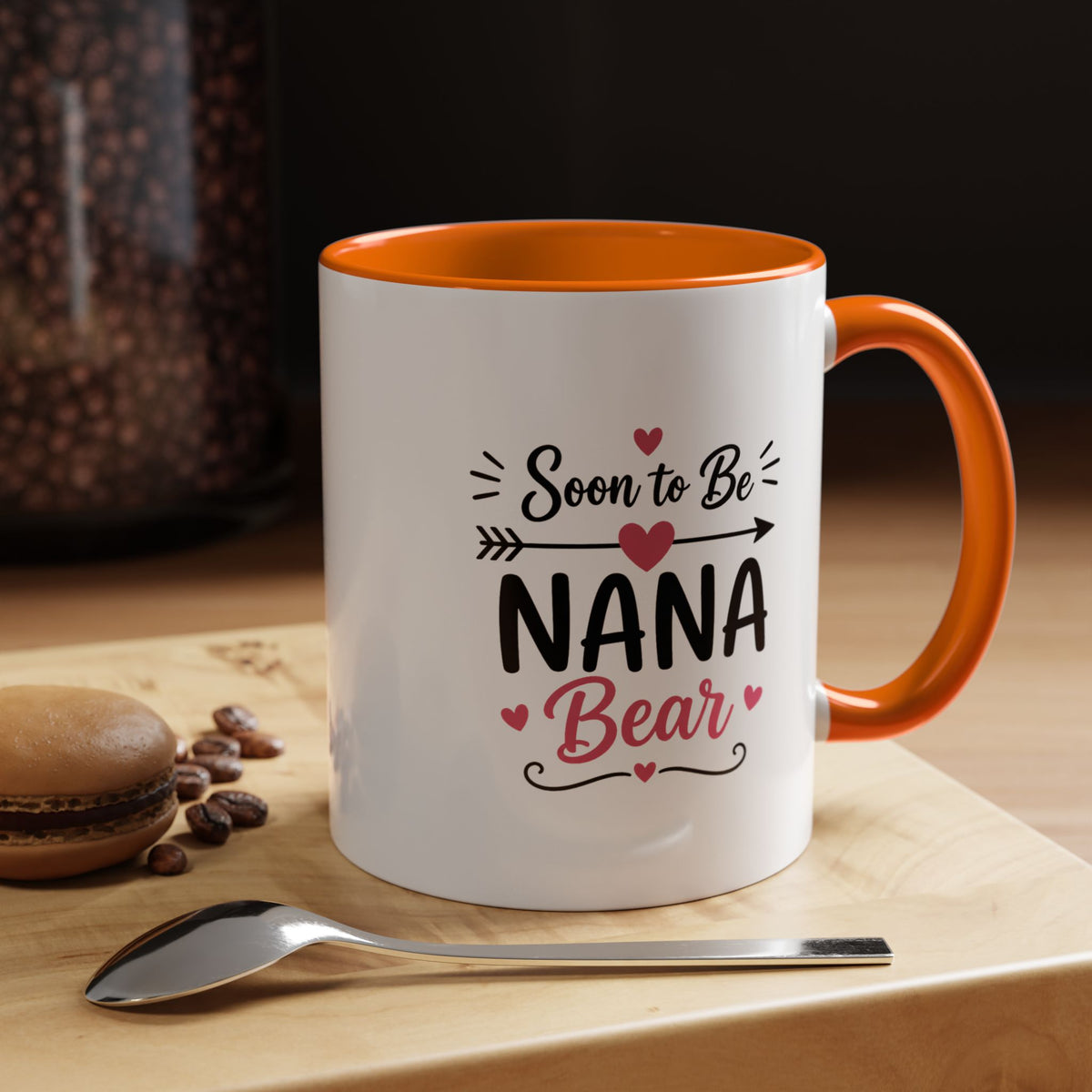 Soon to Be Nana Mug, Pregnancy Announcement Coffee Cup, New Grandma Gift from Daughter, Baby Reveal Keepsake for Mothers Day or Birthday