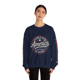America 250 Sweatshirt, We The People Pullover, 1776 2026 USA Anniversary Top, Patriotic American Heritage Gift, Vintage Americana