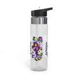 Personalized Girls Water Bottle | Custom Name 20oz BPA-Free Tritan School Bottle