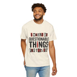 Funny Dog Lover Shirt, I Would Do Questionable Things For This Dog Tee, Cute Pet Owner Graphic T-Shirt, Dog Mom Gift Idea