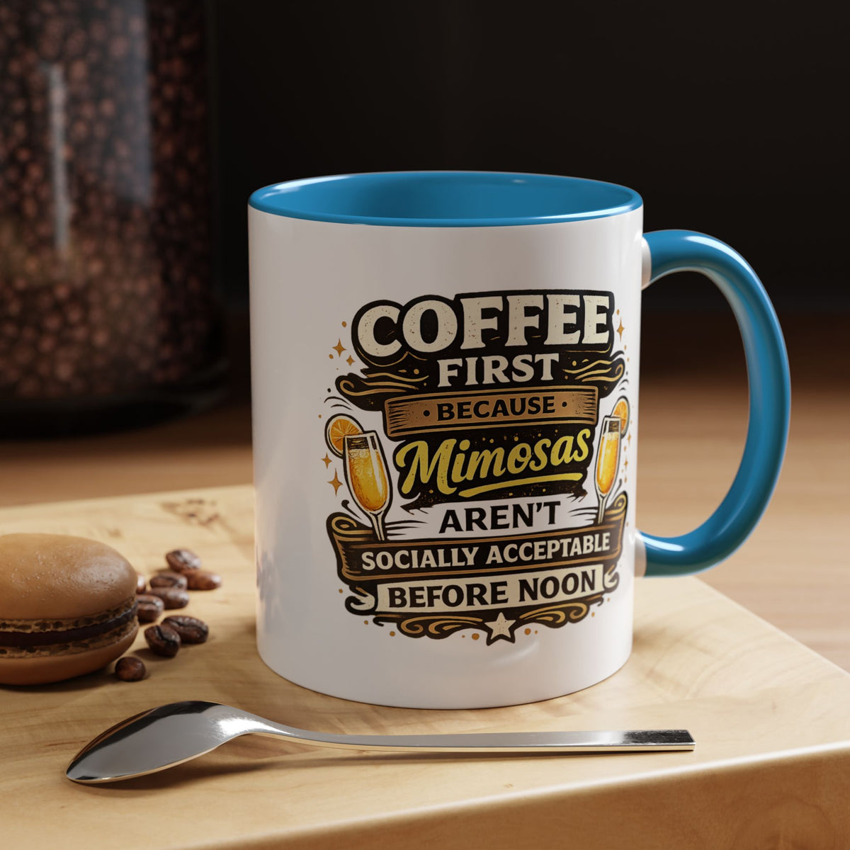 Coffee First Mimosa Later Mug, Funny Brunch Coffee Mug, Mimosa Lover Gift, Weekend Coffee Cup, Funny Drinking Humor Mug