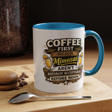 Coffee First Mimosa Later Mug, Funny Brunch Coffee Mug, Mimosa Lover Gift, Weekend Coffee Cup, Funny Drinking Humor Mug