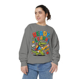 Ready to Learn Alligator Sweatshirt, Colorful Back to School Pullover, Cute Student Gift, Preschool Teacher Outfit, Classroom Style