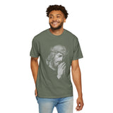 Jesus Praying Graphic Tee, Christian Faith T Shirt, Religious Streetwear Shirt, Vintage Jesus Shirt for Women Men