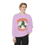 Purranormal Cativity Sweatshirt, Funny Halloween Cat Crewneck, Ghost Kitty Shirt for Cat Lover, Spooky Season Gift, Cute Fall Outfit