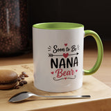 Soon to Be Nana Mug, Pregnancy Announcement Coffee Cup, New Grandma Gift from Daughter, Baby Reveal Keepsake for Mothers Day or Birthday