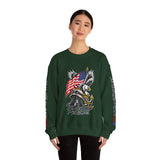 Freedom Is Not Free Sweatshirt, Patriotic Eagle Pullover, American Flag Military Style, Veterans Gift, USA Pride, Americana Clothing