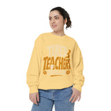 Tired Teachers Coffee Club Comfort Colors Sweatshirt, Funny Teacher Coffee Shirt, Educator Gift, Teacher Life Pullover