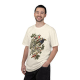 Winter Birds Graphic Shirt, Vintage Woodland T-Shirt for Bird Lovers, Festive Nature Tee, Cozy Christmas Gift for Birdwatchers and Moms