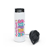 Personalized Kids Water Bottle, Custom Name School Bottle, Sparkle Squad Water Bottle, Back to School Gift for Girls, Sports Bottle