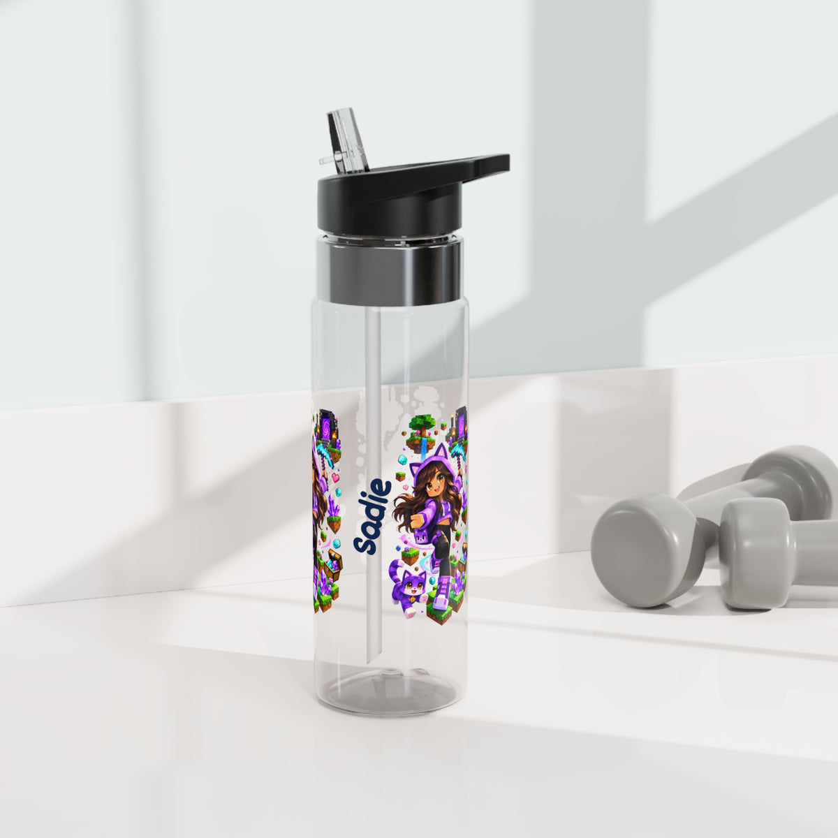 Personalized Kids Water Bottle | Custom Name 20oz BPA-Free Tritan School Bottle