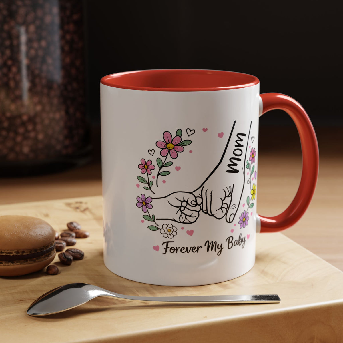 Forever My Baby Mug, Mother Daughter Gift, Son Gift From Mom, Pinky Promise Coffee Mug, Family Love Cup, Sentimental Gift