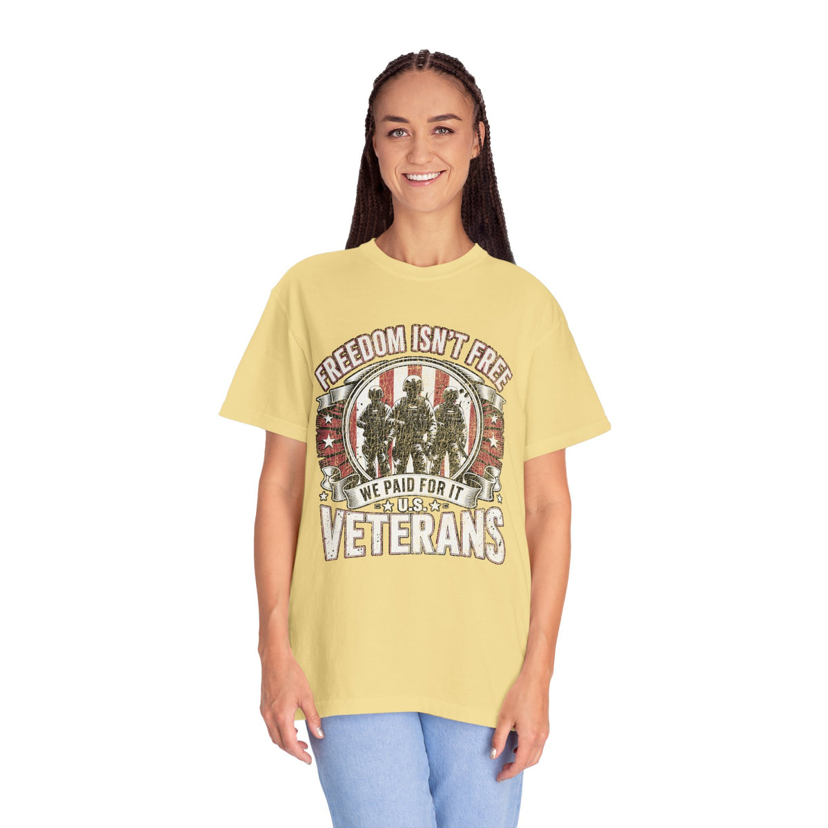 Freedom Isn't Free Veteran Shirt, Military Veteran T Shirt, U.S. Veterans Patriotic Tee, American Flag Military Gift, Veteran Pride Shirt