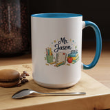 Personalized Teacher Mug, Custom Teacher Name Coffee Mug, Teacher Appreciation Gift, Classroom Teacher Gift, End of Year Present